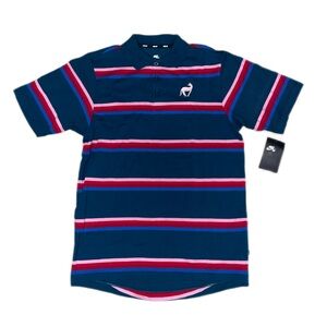 Nike SB x Parra Short Sleeve Polo Shirt Striped - XS